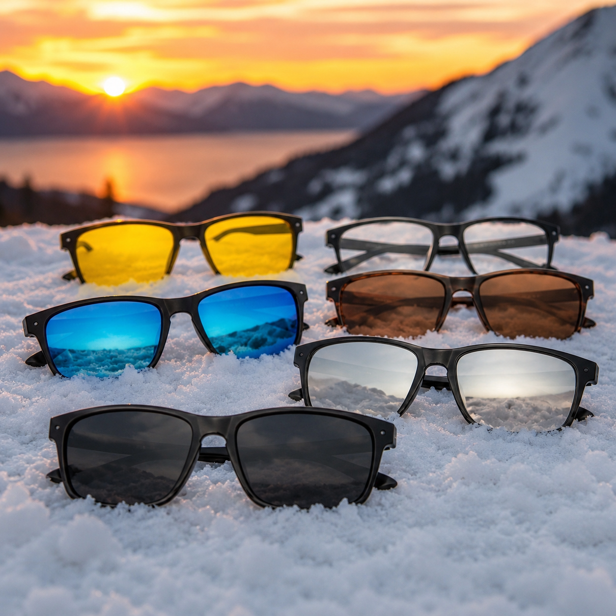6 In 1 Magnetic Sunglasses Clip