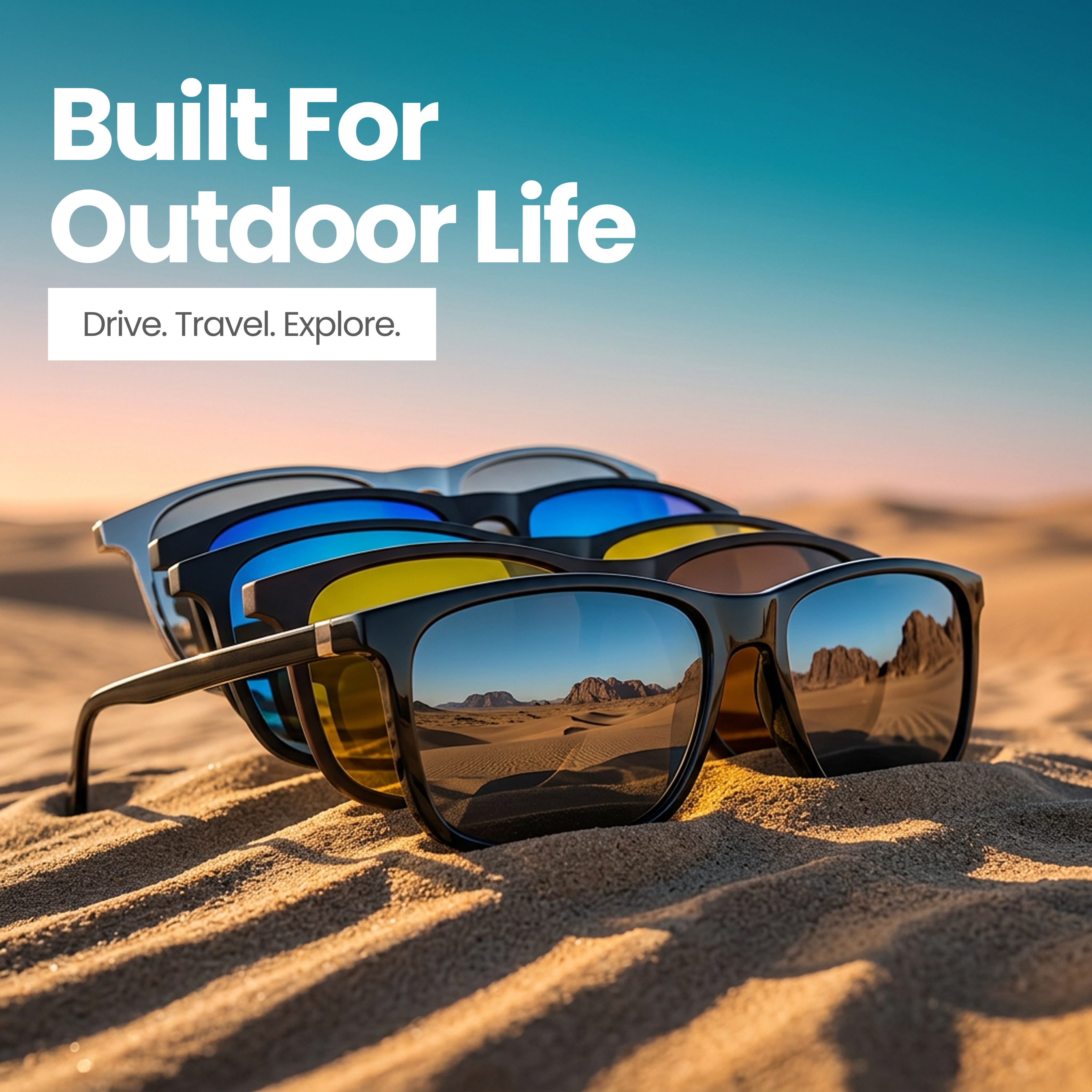 6 In 1 Magnetic Sunglasses Clip