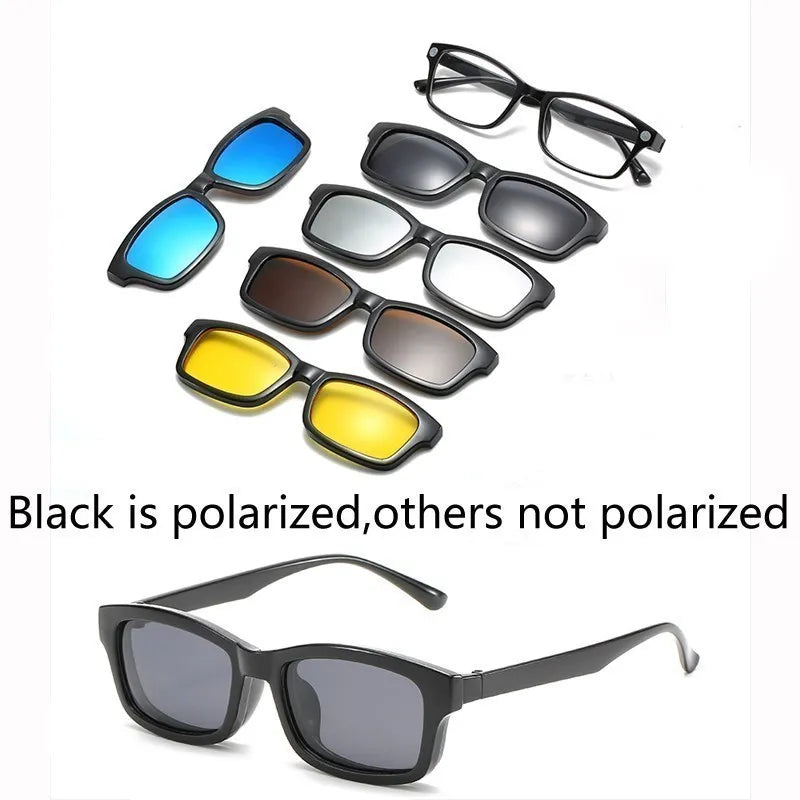 6 In 1 Magnetic Sunglasses Clip