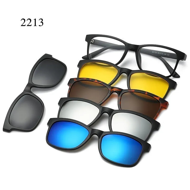 6 In 1 Magnetic Sunglasses Clip